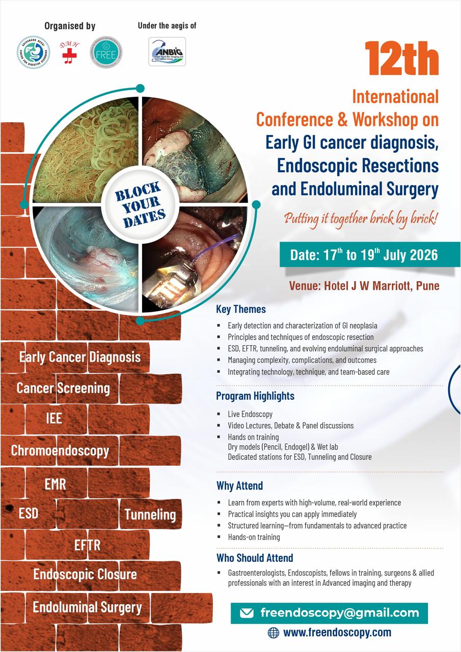 12th International Conference & Workshop on Early GI cancer diagnosis, Endoscopic Resections and Endoluminal Surgery